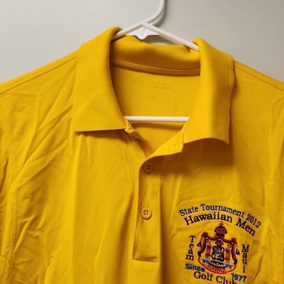 Hawaiian Men Golf Club State Tournament 2012 Polo Shirt XL - Picture 3 of 6